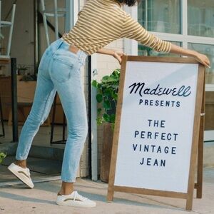 Madewell Women's Light Blue Perfect Vintage Jeans